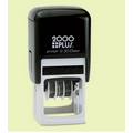 2000Plus Printer Square Self-Inking Dater Stamp (1 1/4"x1 1/4")